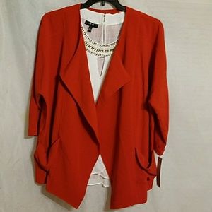 Women's red blazer  Large. By Laura Ashley